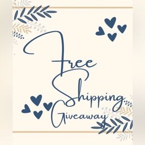 GIVEAWAY + Free Shipping 😁